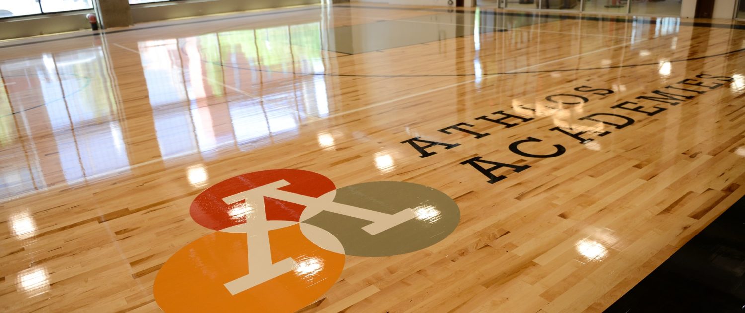 Athlos HQ basketball court