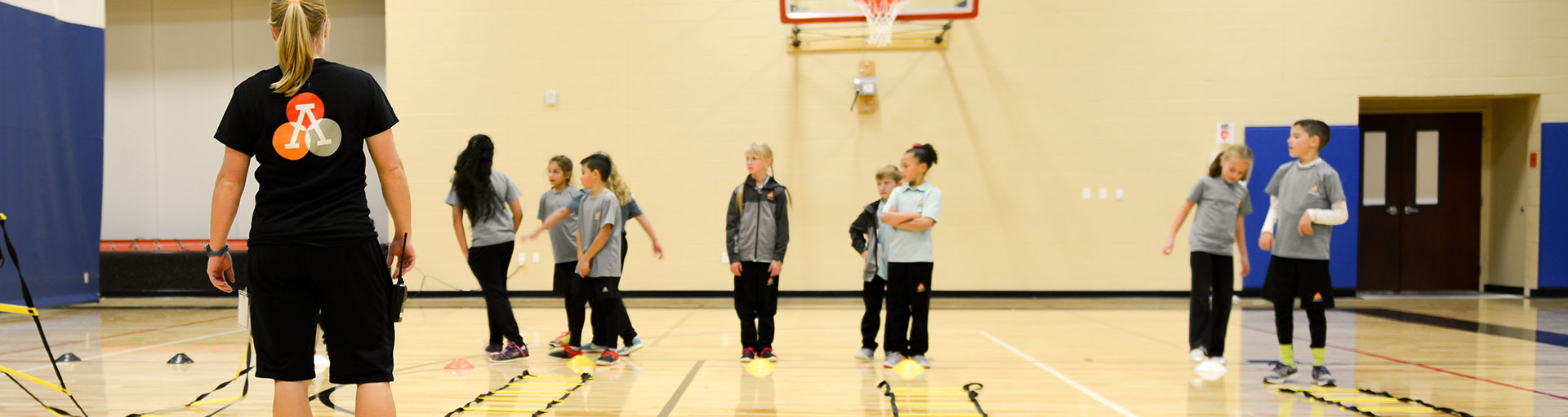Students participate in athletic movement class